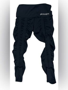 SKINNIFY Black Yoga Leggings with pocket Size Large